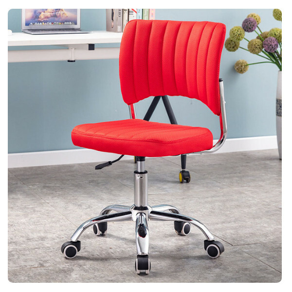 Hot style office chair computer chair simple home comfort chair body curve chair (red)