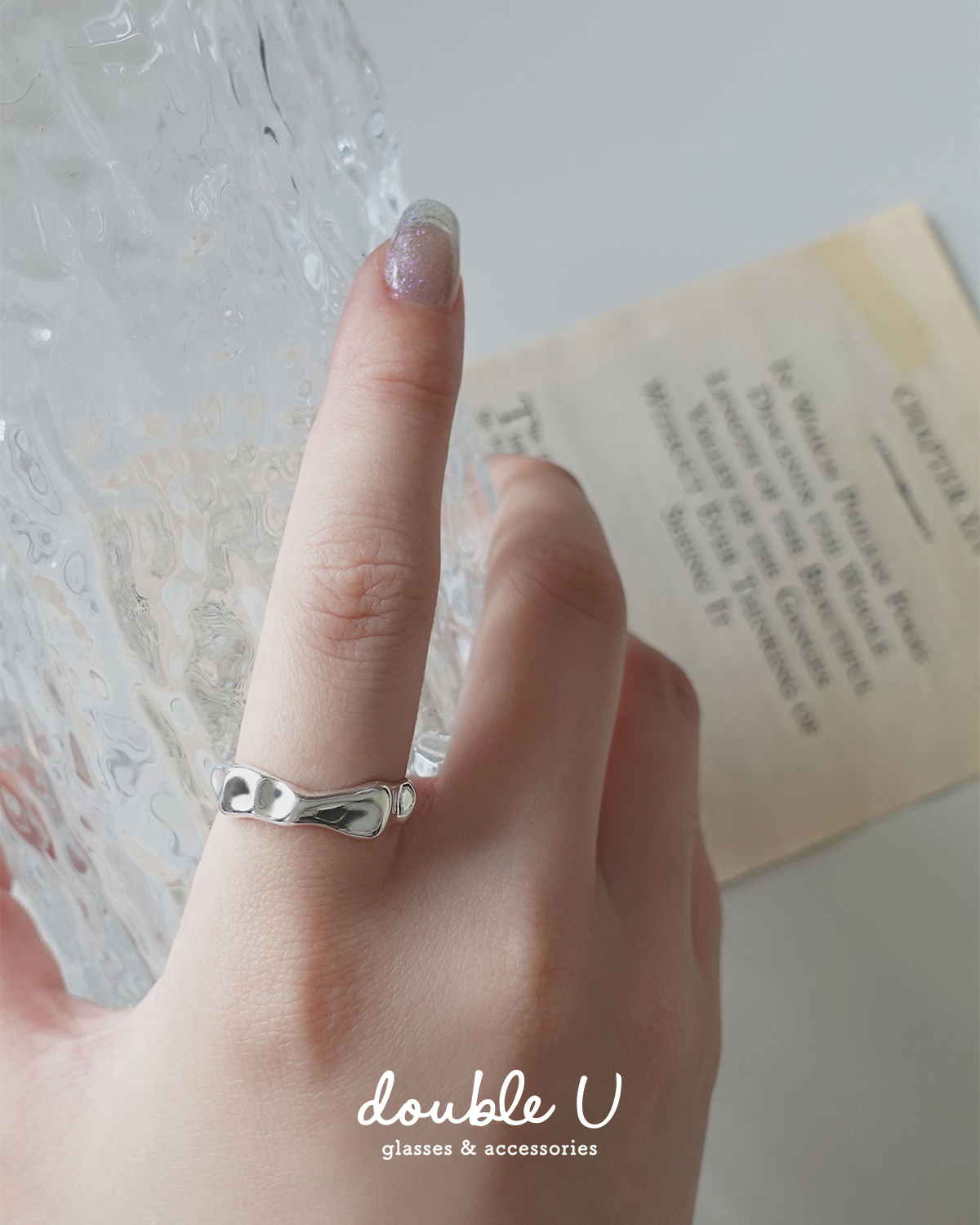 流光・純銀戒指 (NRS10295)