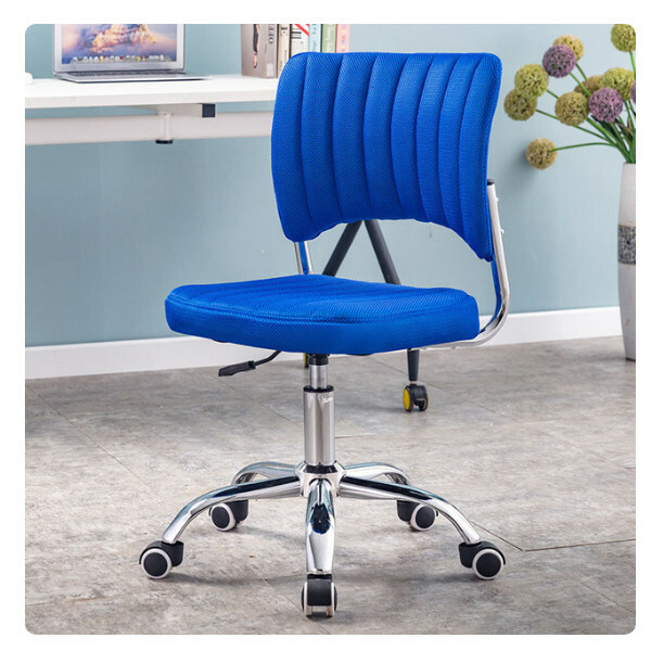 Popular Office Chair Computer Chair Simple Home Comfort Chair Body Curve Chair (Blue)