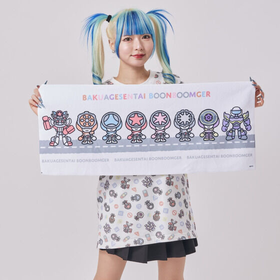 213738 Pbandai 預訂2024//7月 爆上戦隊ブンブンジャー　ミニキャラ　フェイスタオル