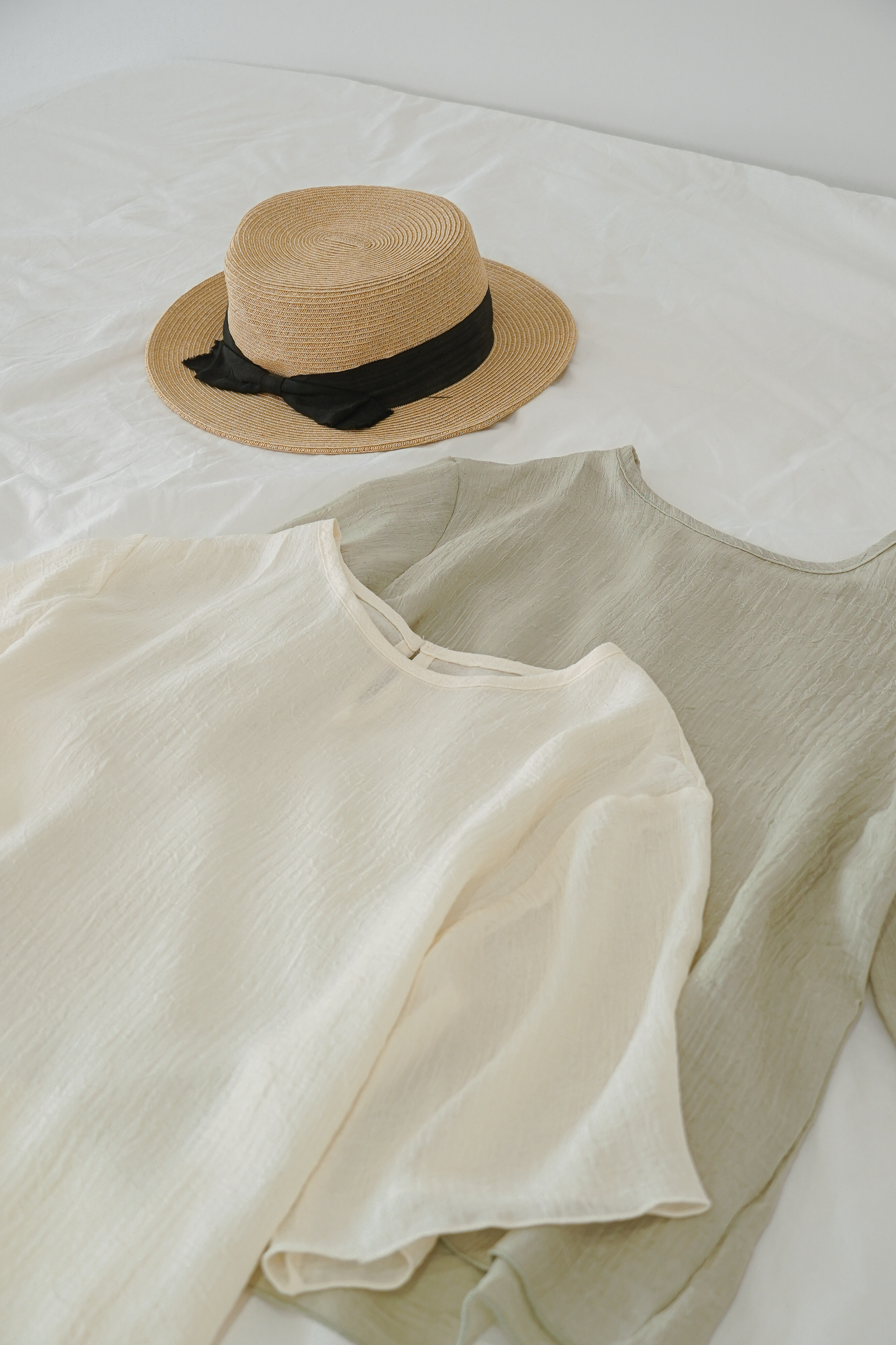 鬆弛氣氛！清新紋理上衣 - 10233