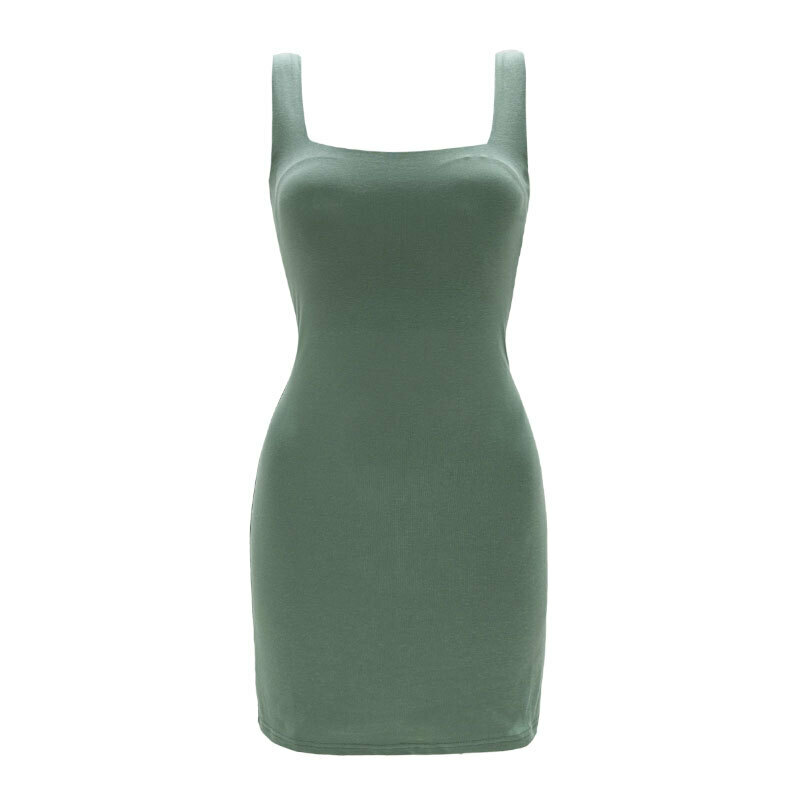 Hot Seller Collar Revealing Backpack Butt Skirt (Military Green, One Size)