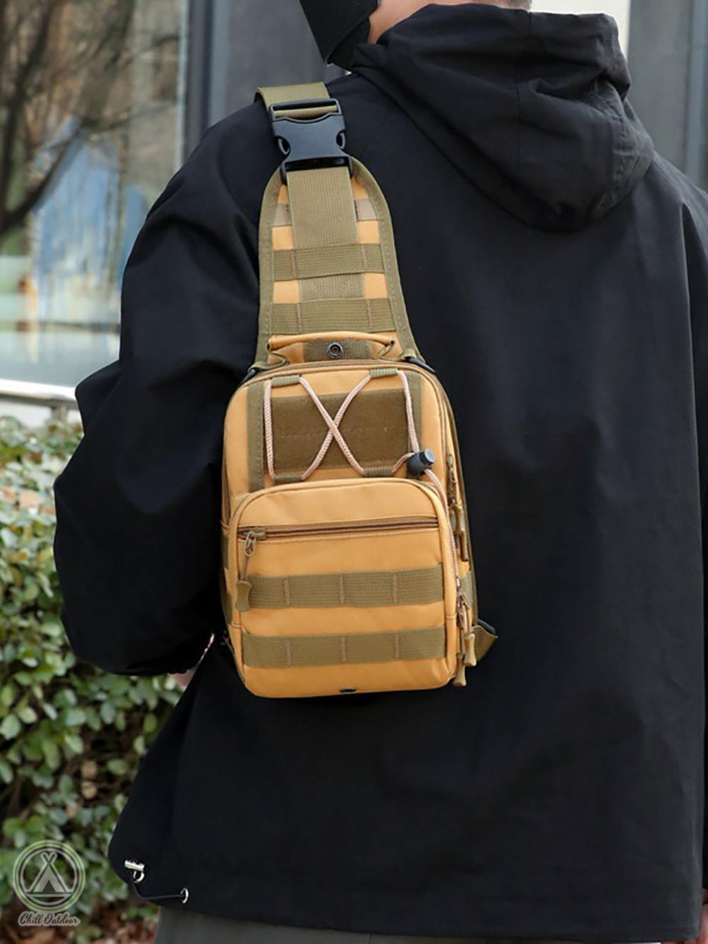 戰術斜背包－(2色)