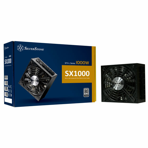 米特3C數位–SilverStone 銀欣 SX1000 Platinum 電源供應器/1000W 白金牌認證全模組