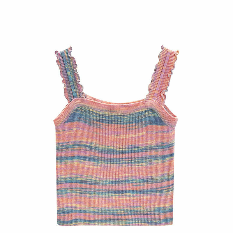 Hot selling striped knitted suspenders (color, one size fits all)