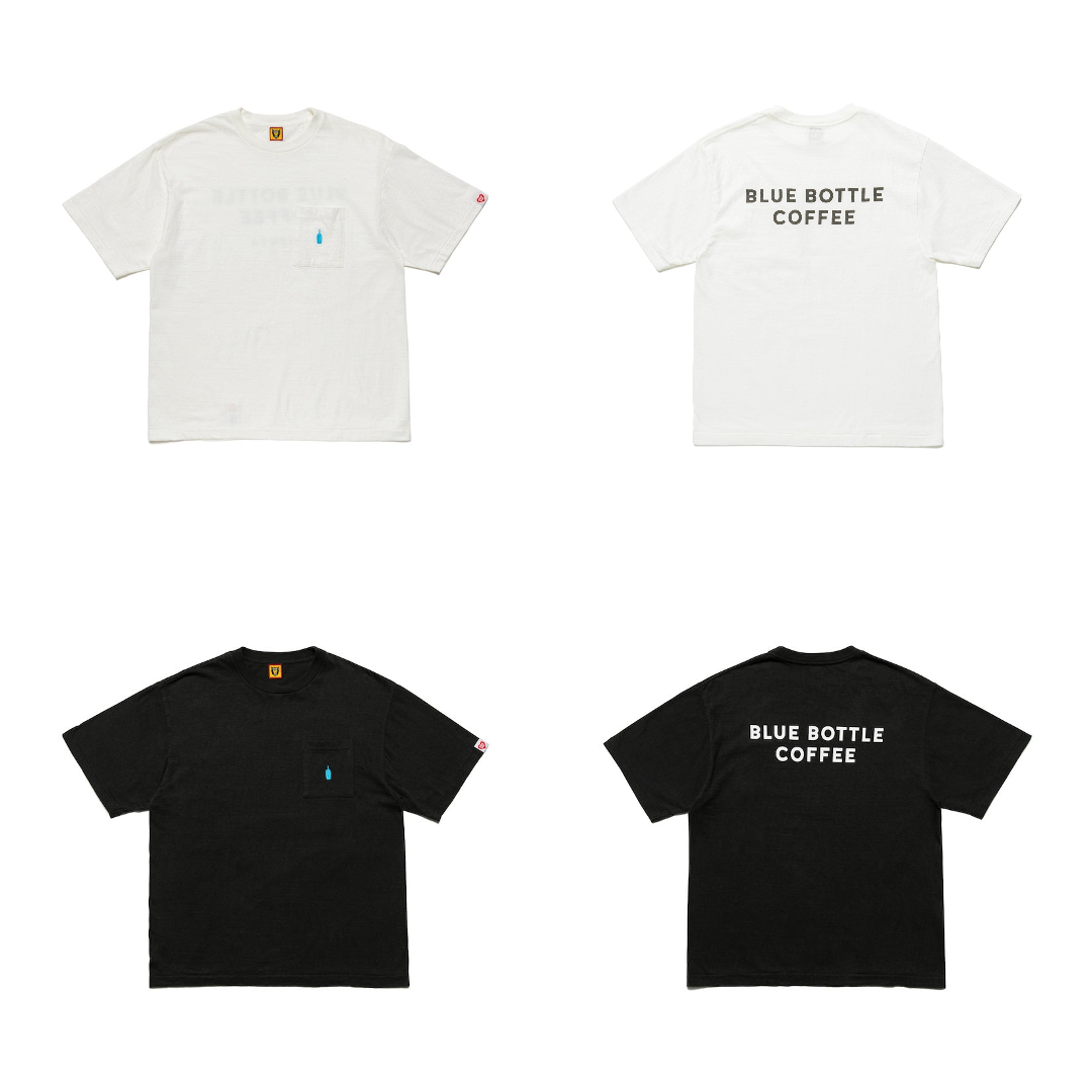預購┃BLUE BOTTLE COFFEE x HUMAN MADE T恤 白色 黑色
