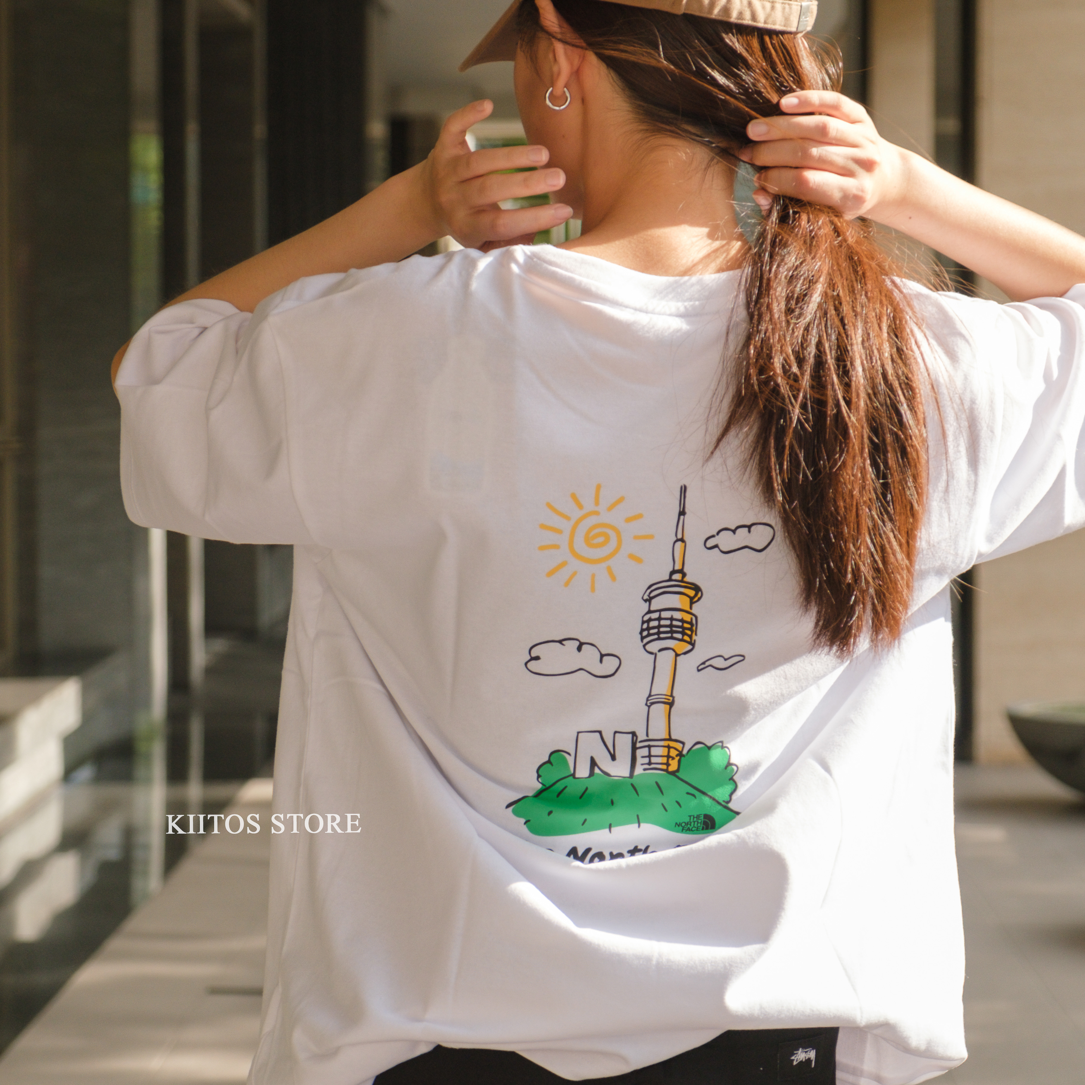 ◆男女共用◆THE NORTH FACE SEOUL FOUR SEASONS T-SHIRT◆人気 THE NORTH FACE ノースフェイス Tシャツ M'S SEOUL FOUR SEASONS