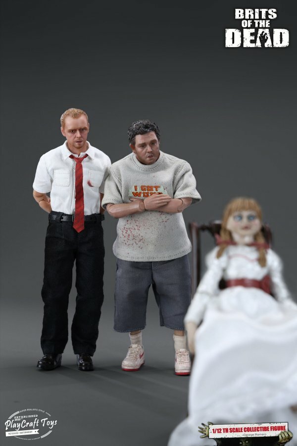 [訂金] Play Craft Toys: 1/12 殭屍瘦子 殭屍胖子套裝