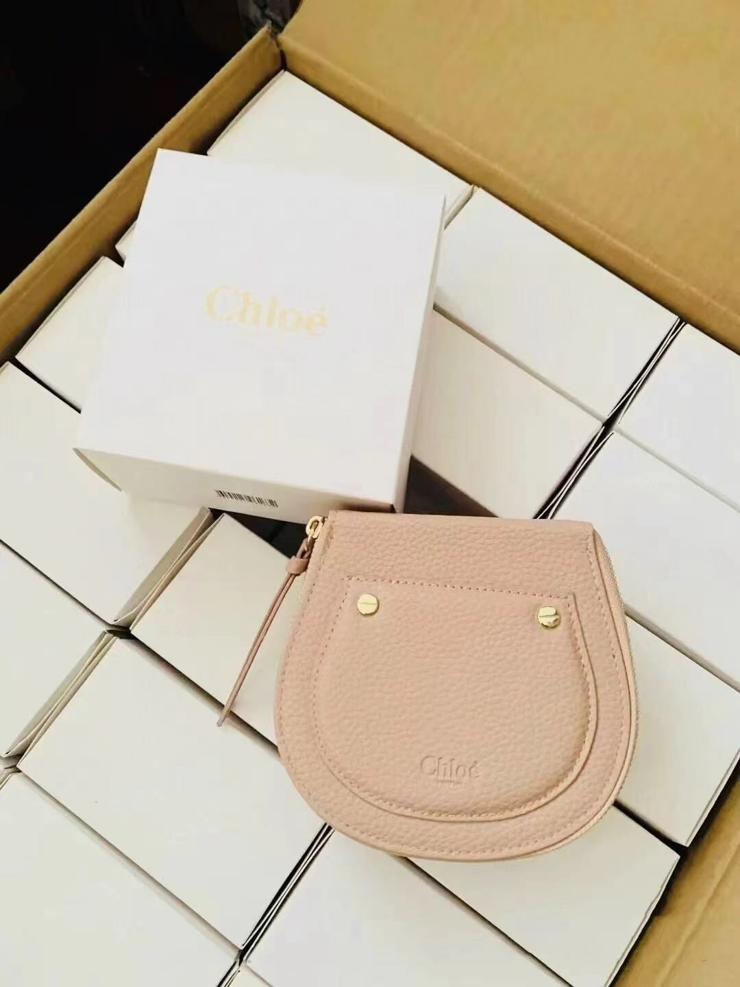 【現貨】Chloe 蔻依 NOMADE 皮革小豬收納包 (無附鍊條)