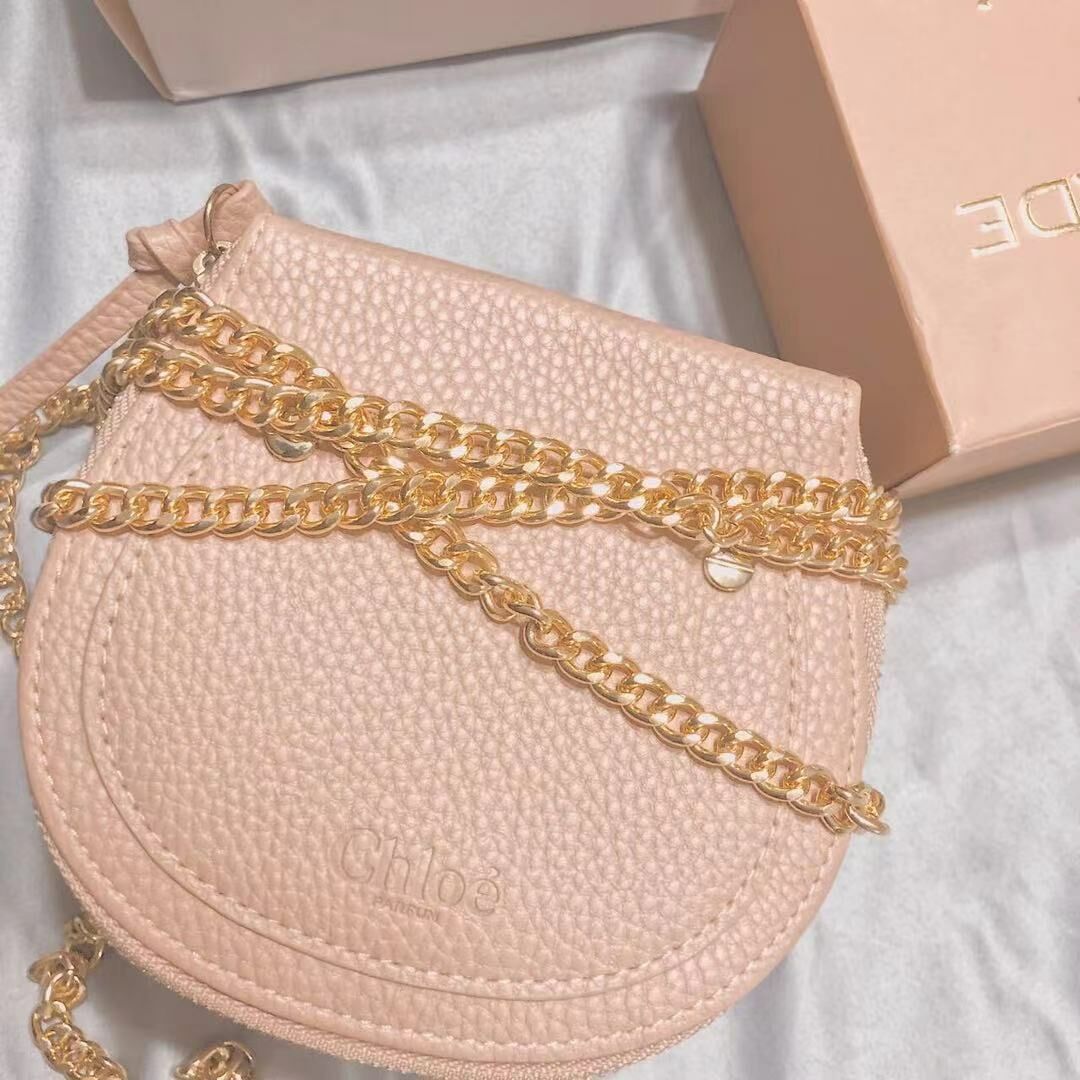 【現貨】Chloe 蔻依 NOMADE 皮革小豬收納包 (無附鍊條)