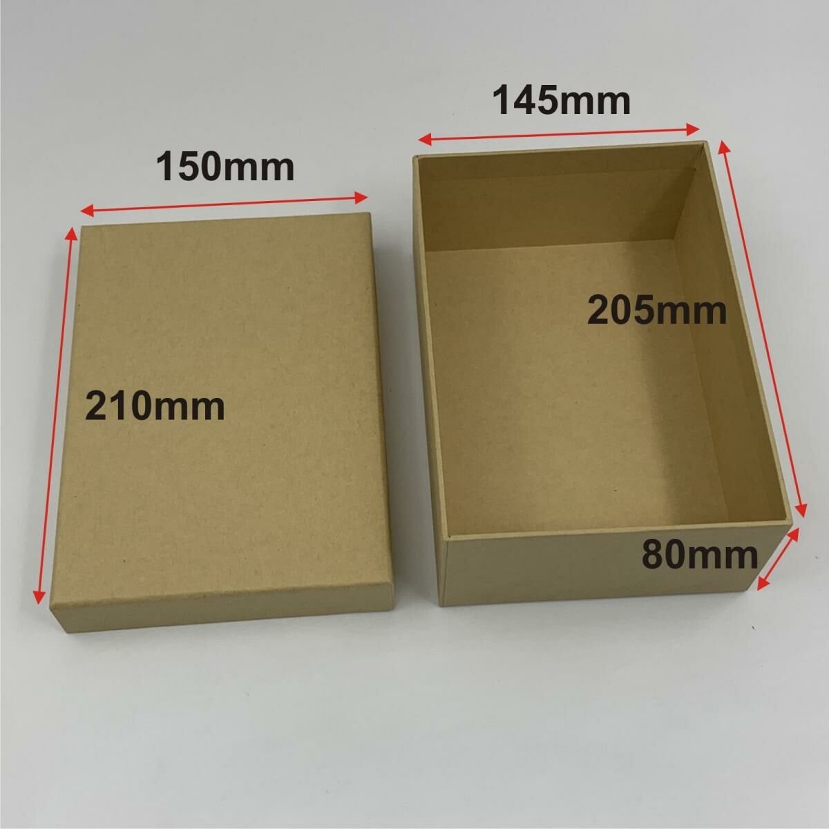 #90148R A5 牛皮收納盒, 6" x 8.25" - 1個