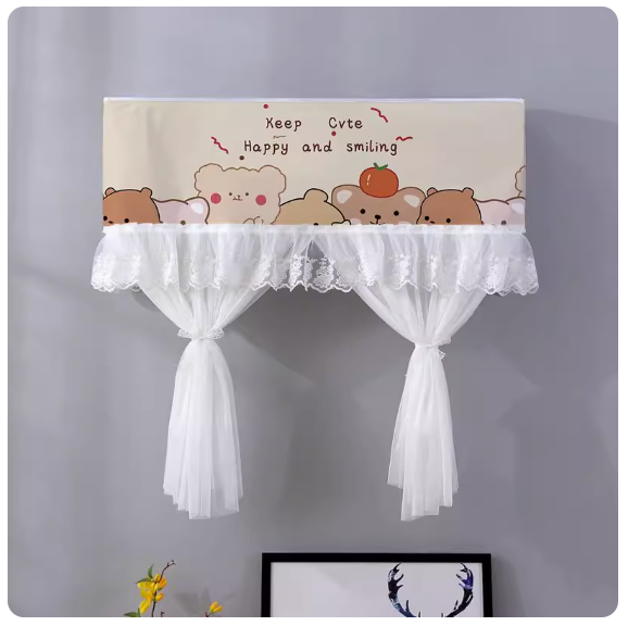 Hot push anti-direct blowing air conditioner cover (Xiaoxiongyijia [width 98×thickness 20×height 90cm (suitable within 90-98cm)])