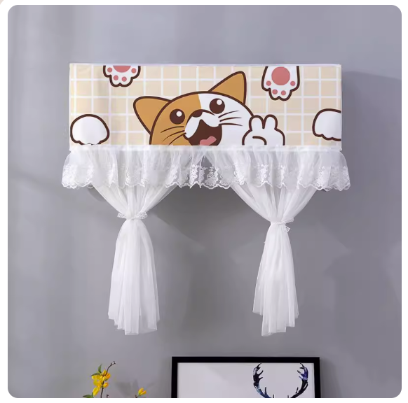 Hot push anti-direct blowing air conditioner cover (I am a Corgi [width 98×thickness 20×height 90cm (suitable within 90-98cm)])
