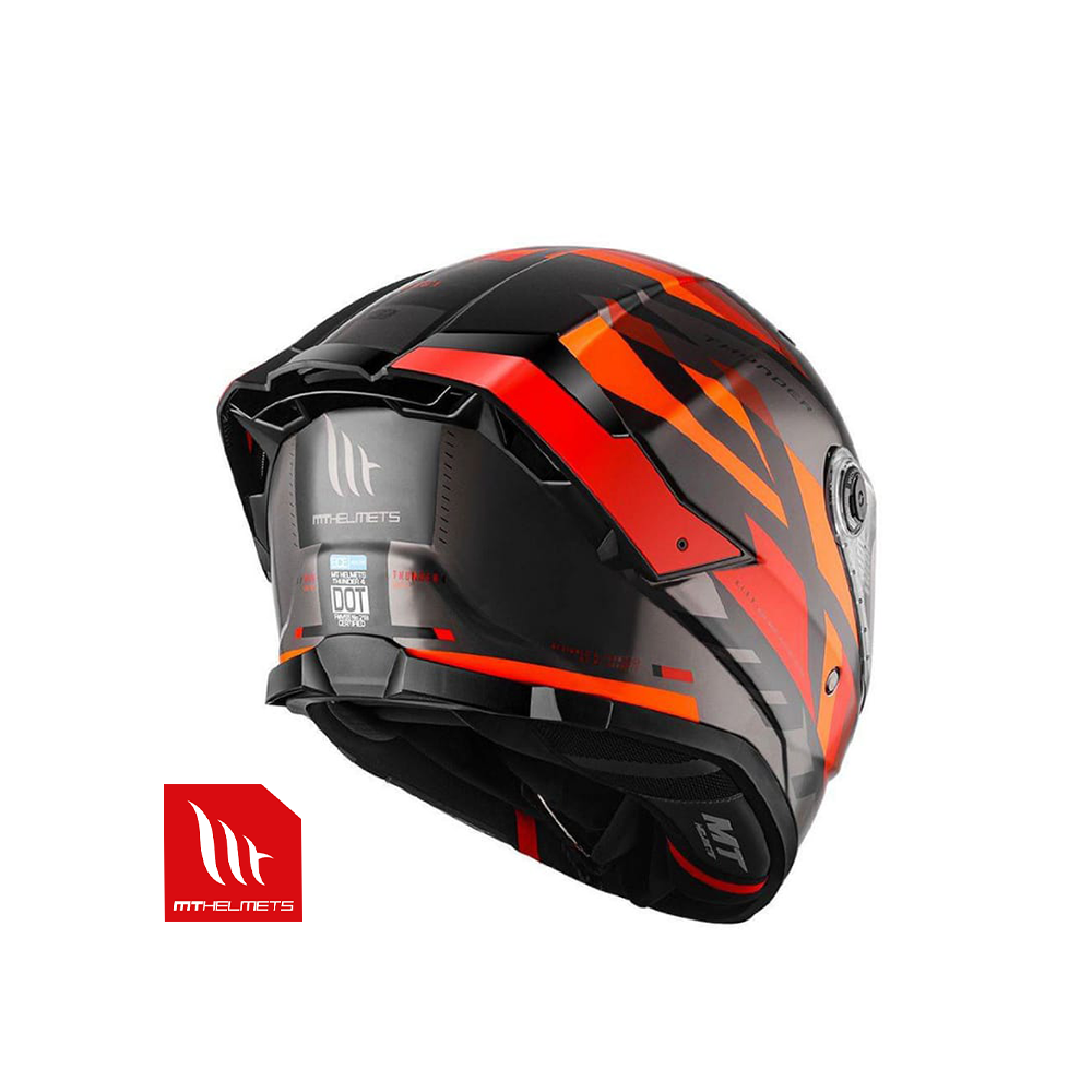 MT THUNDER 4 SV 雷神4 ERGO 黑紅 全罩安全帽