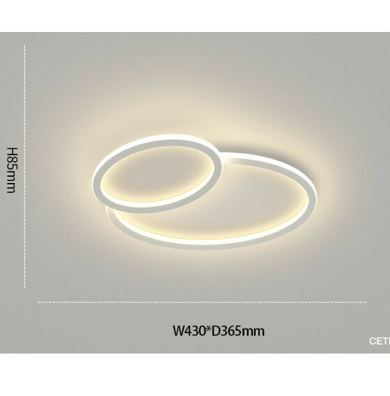 New ceiling lamp [C style white 43CM]