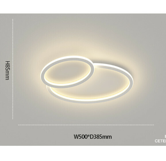 New ceiling lamp [C style white 50CM]