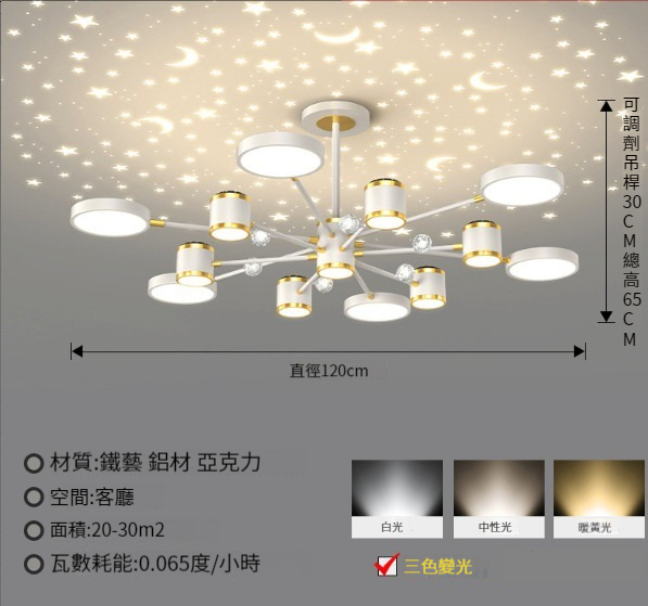 New chandelier [white-13 heads]