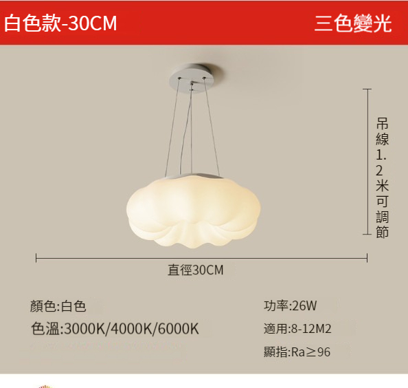 New ceiling lamp [hanging pumpkin-30cm]