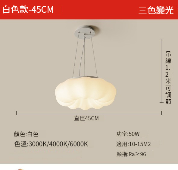 New ceiling lamp [hanging pumpkin-45cm]