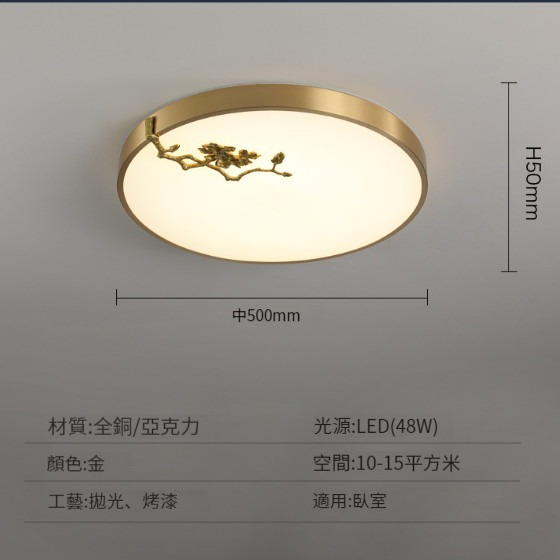 Hot Selling Modern Simple Ceiling Lamp [Yuanlan 50CM]