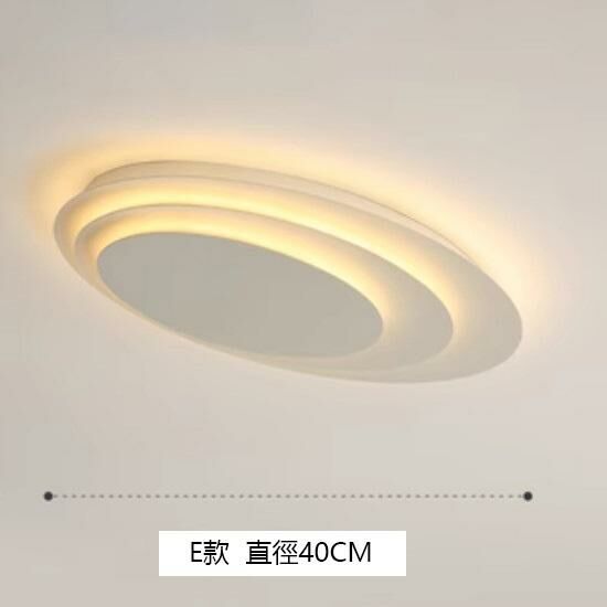 Hot recommended simple indoor living room and bedroom lamps and ceiling lamps (sand white E type [40CM] Promise)