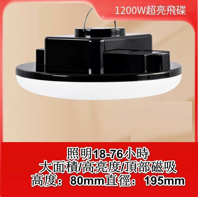 新款多功能LED燈（1200W超亮飛碟）