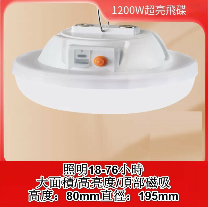 新款多功能LED燈（[三色款]1200W超亮飛碟）