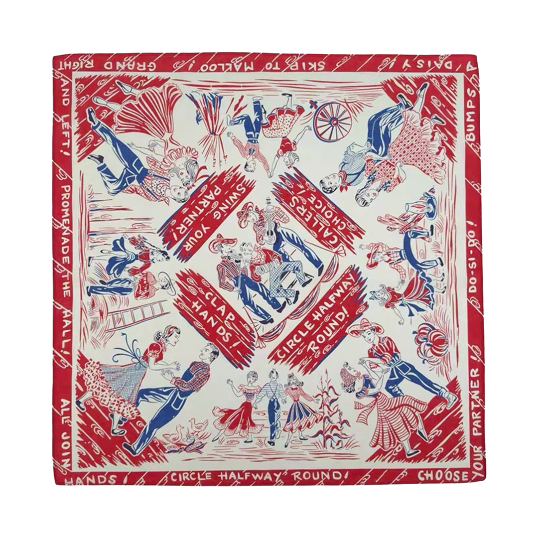 日系復古方巾/領巾 中性款 (9色) 43CBS00B1