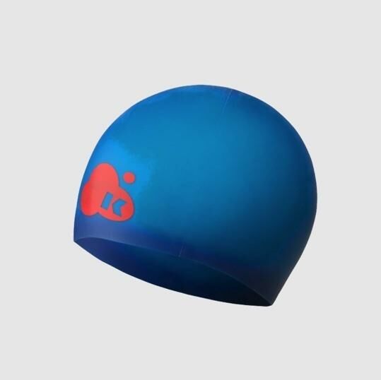 Popular silicone waterproof ear protection children's swimming cap (night sky blue, cap circumference 48-56cm)