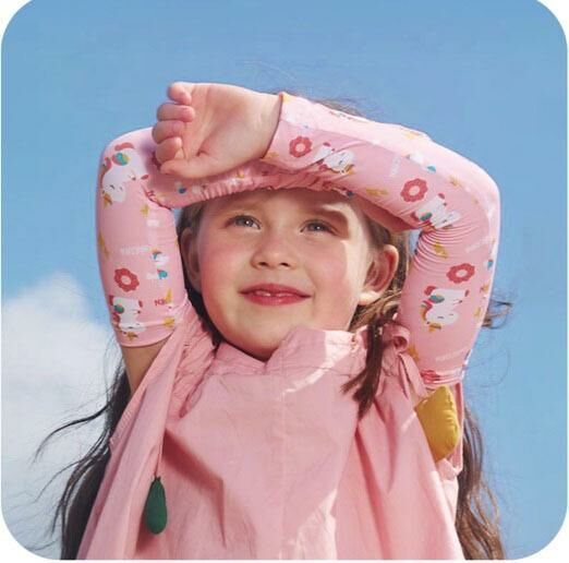 Popular children's ice sleeves cool sun protection sleeves (Sweet Pink Unicorn)
