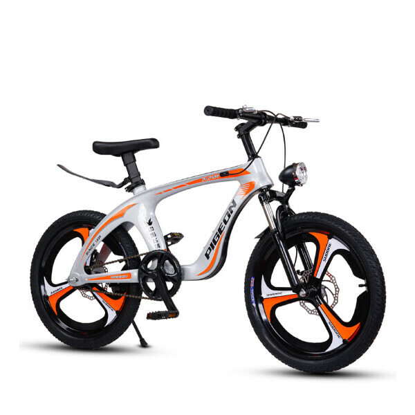 新款自行車單車【（單速）月光銀色】【尺寸：【18寸】適合120到140釐米身高】