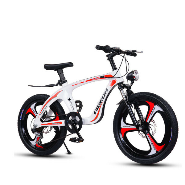 新款自行車單車【（變速）高光白色】【尺寸：【20寸】適合130到150釐米】