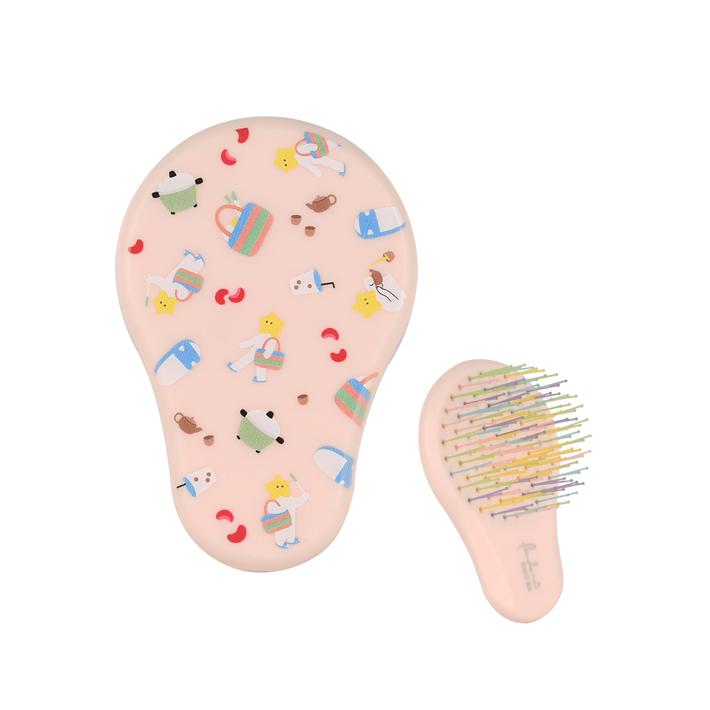 【插畫家聯名】乾濕兩用隨身梳 (台味星星)