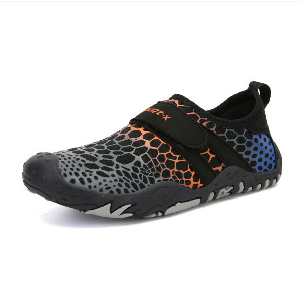 Hot selling children's wading sneakers [26-36 sizes] [2102 black orange] (contact customer service after placing the order to confirm the delivery size)