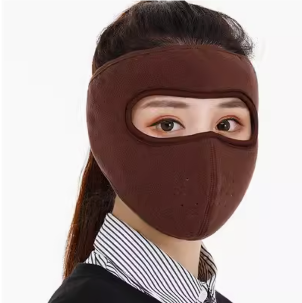 The most popular windproof and anti-freeze face mask (khaki-with vents [thick teddy velvet])