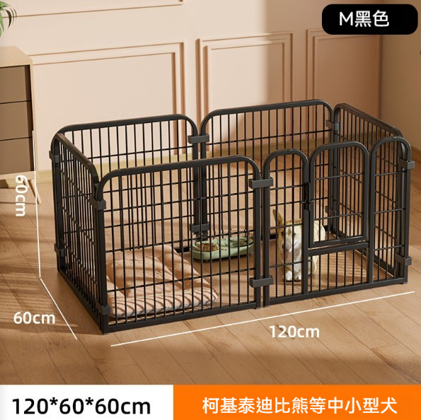 熱推寵物籠狗籠【黑色120*60*60cm】 