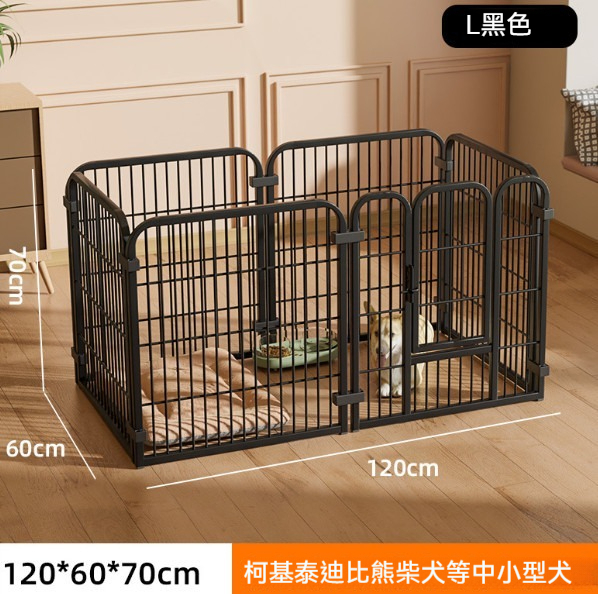熱推寵物籠狗籠【黑色120*60*70cm】 
