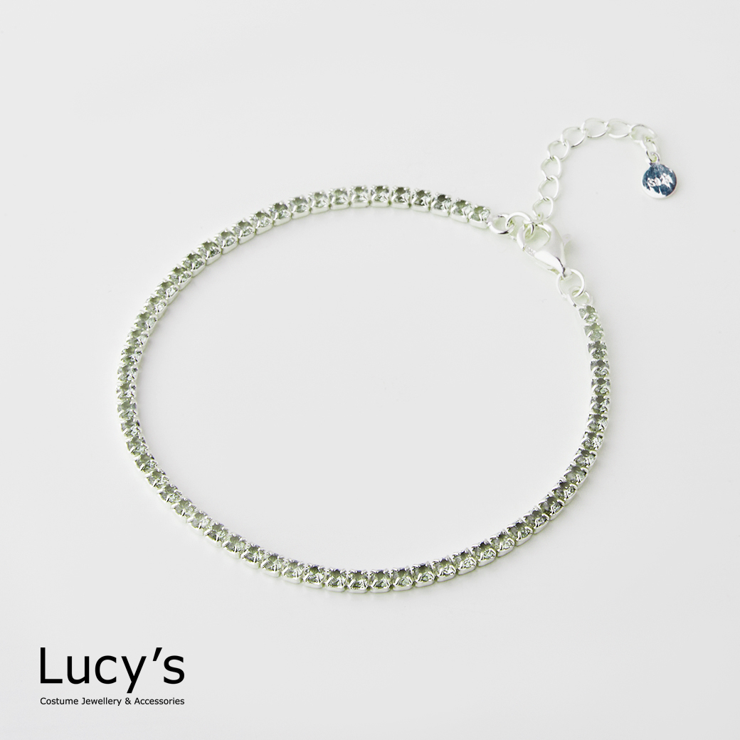 彩虹手鍊｜925純銀 正能量加倍 (銀綠) (128961)