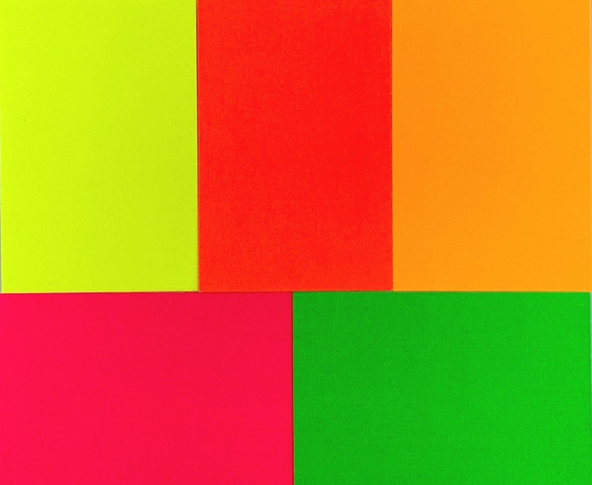 2" x 3" 熒光便條卡 - 1包