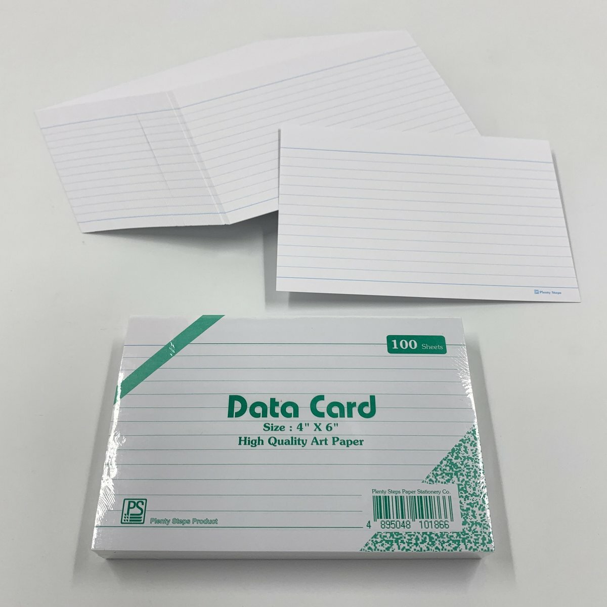 4" x 6" 資料 行卡 - 1包