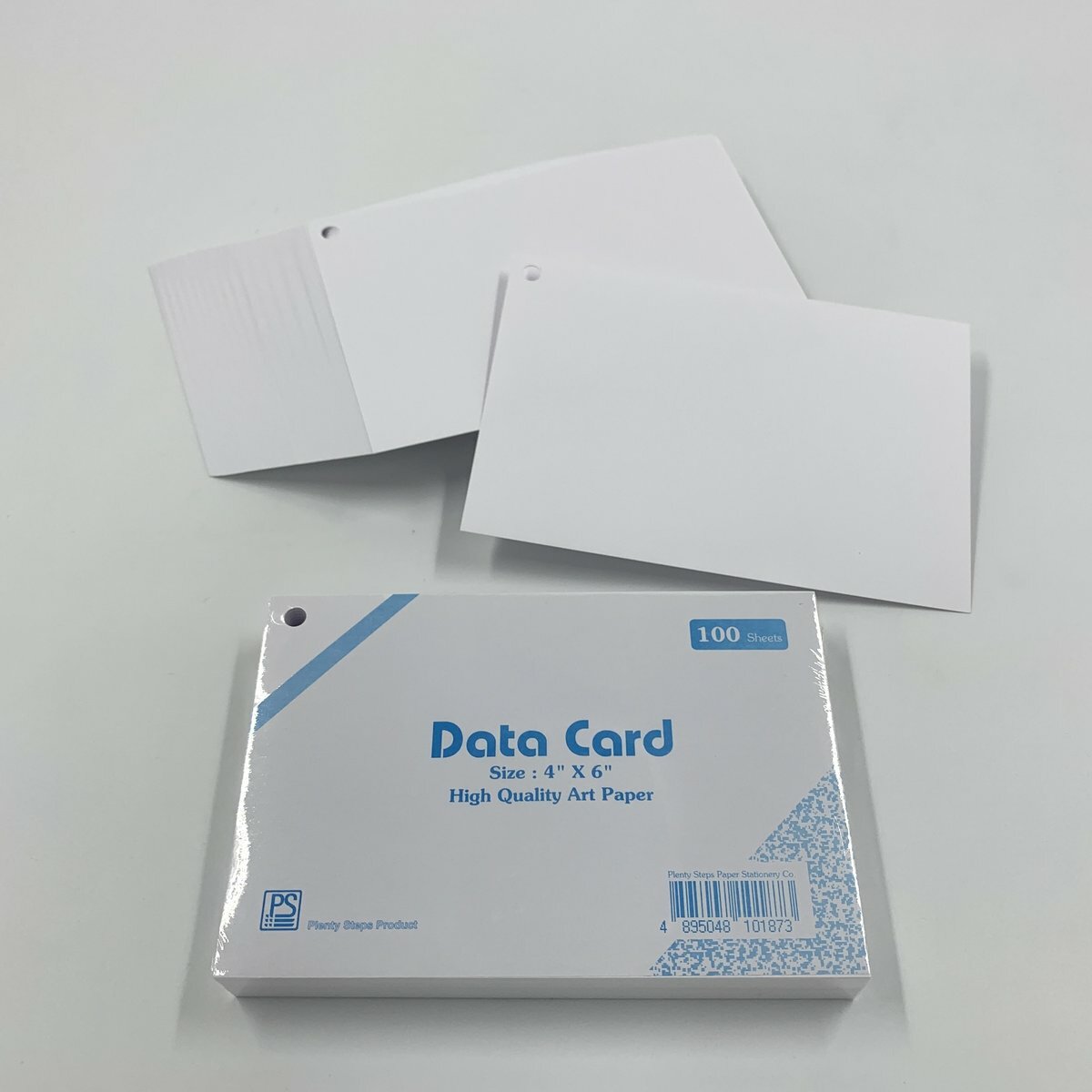 4" x 6" 資料 白卡 - 1包