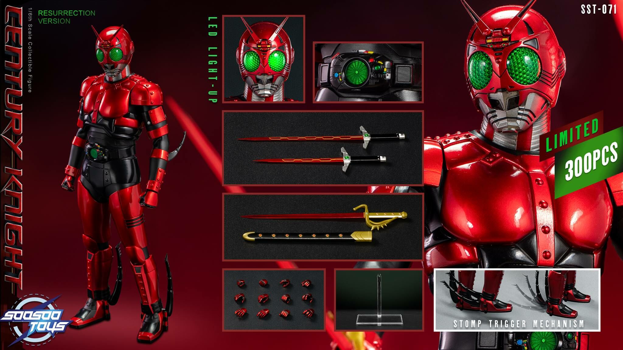 Soosootoys sst071 1/6 scale Century Knight figure (resurrection ver) (現貨)