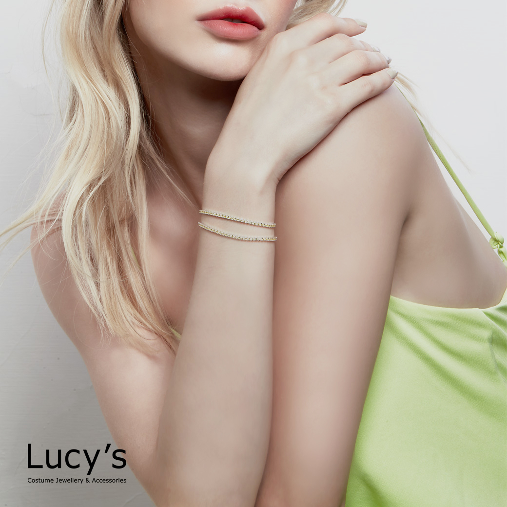 彩虹手鍊｜925純銀 靜心除雜念 (銀黃) (128960)