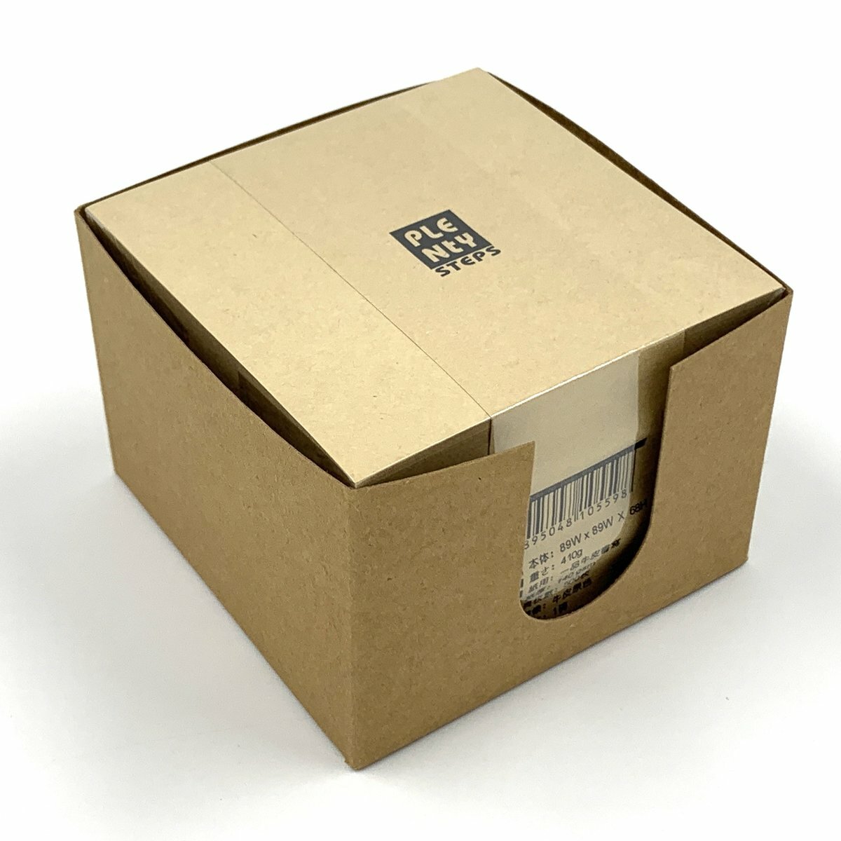 3.5" x 3.5" 牛皮便條紙連紙座 - 1盒