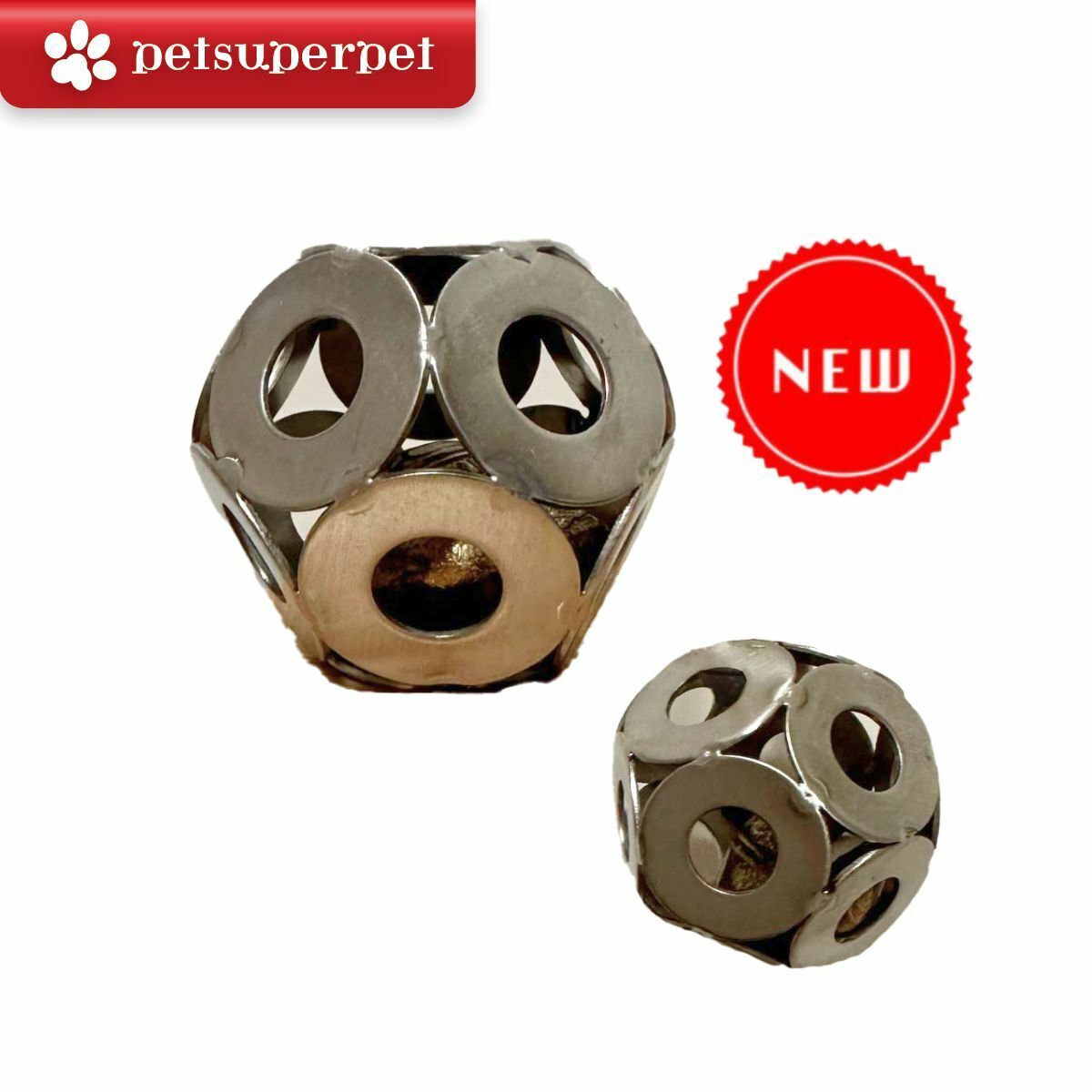 鸚鵡不鏽鋼啃咬玩具 - 球體 #PSSCTB