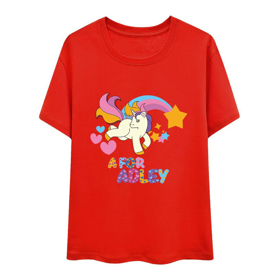 Round neck T-shirt (1088 adult version, red) (size: S-XXXXXL) (contact customer service after placing the order to confirm the delivery size)