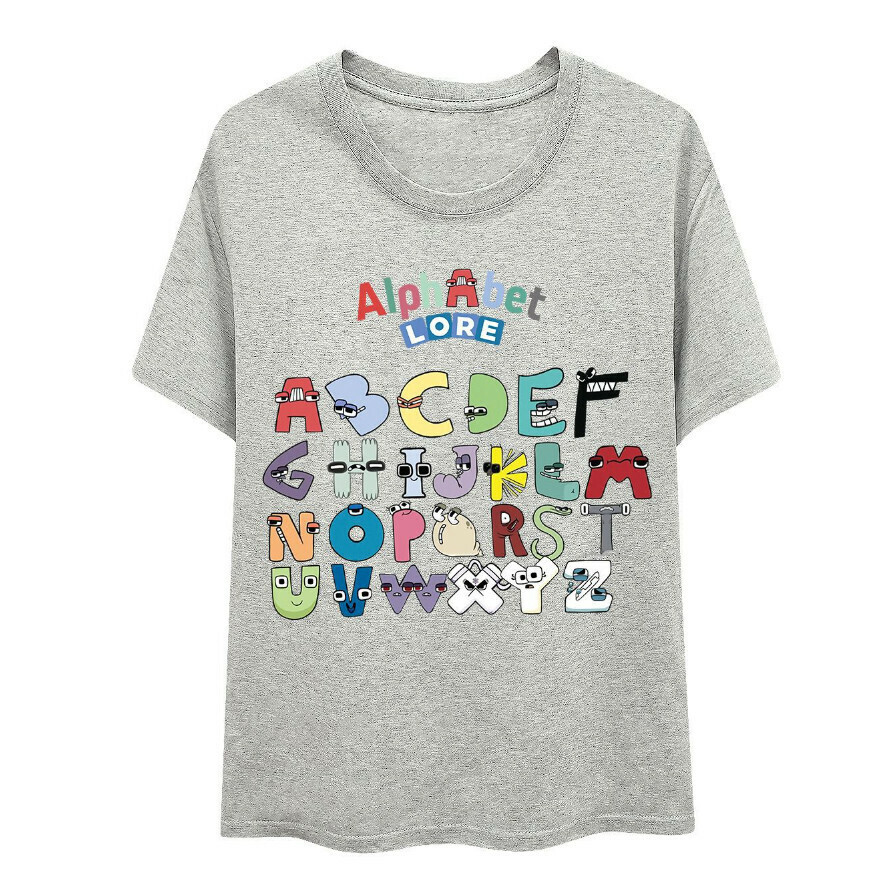 Adult T-shirt (2255 Adult Gray) (Size: S-XXXXXL) (Contact customer service after placing the order to confirm the delivery size)