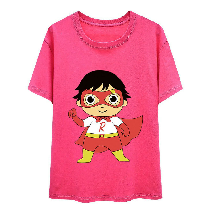 Short-sleeved T-shirt (902 adult version, rose red) (size: S-XXXXXL) (contact customer service after placing the order to confirm the delivery size)
