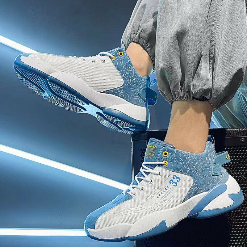 Casual sports shoes [white and blue mesh] [size 39-44] [contact customer service after placing the order to confirm the delivery size]