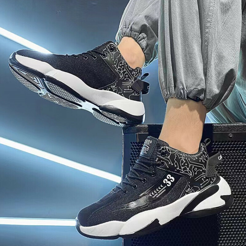 Casual sports shoes [all black mesh] [size 39-44] [contact customer service after placing the order to confirm the delivery size]